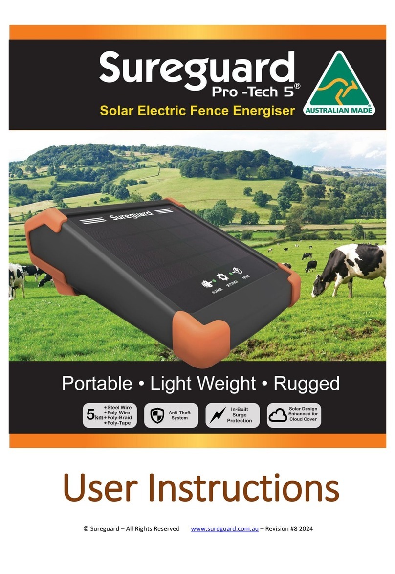 Sureguard Pro-Tech 5 User instructions
