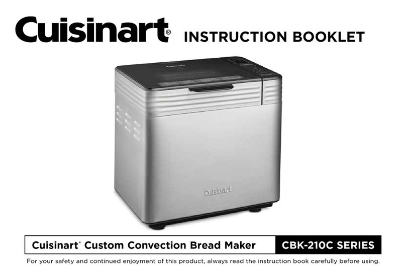 Cuisinart CBK-210C Series User manual
