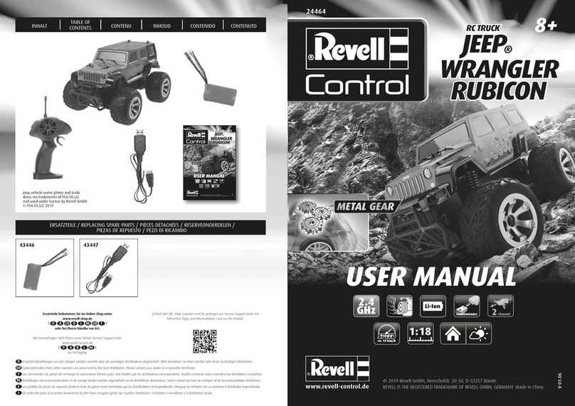 Revell Control Jeep Wrangler Rubicon user manual