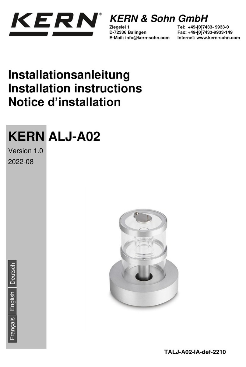 KERN ALJ-A02 User manual