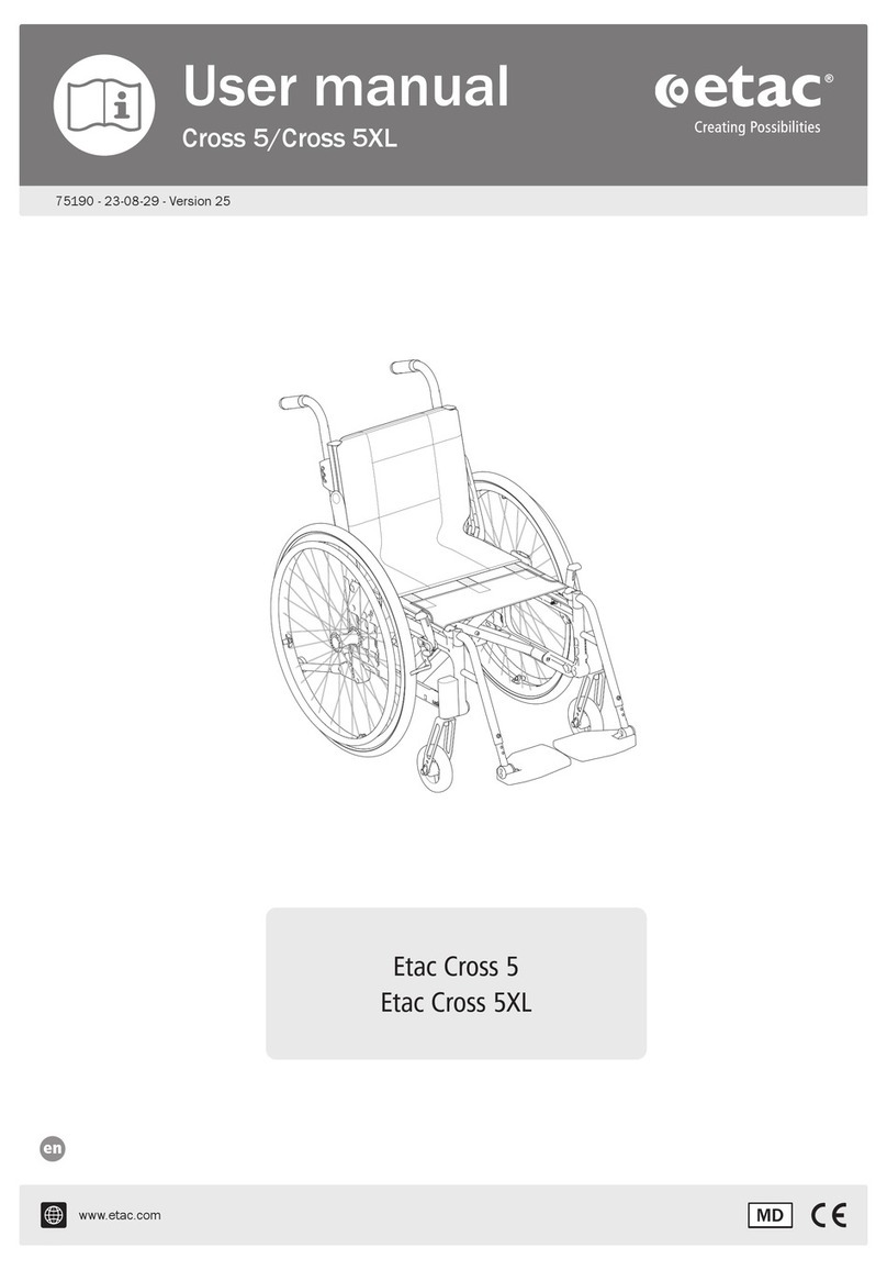 Etac Cross 5 Active User manual