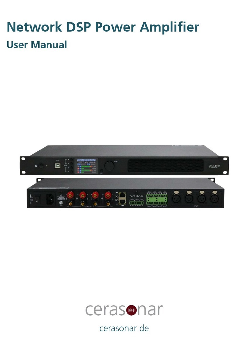 Cerasonar CS-2000DSP4 user manual