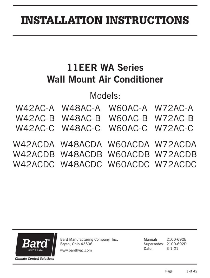 Bard W42AC-B User manual