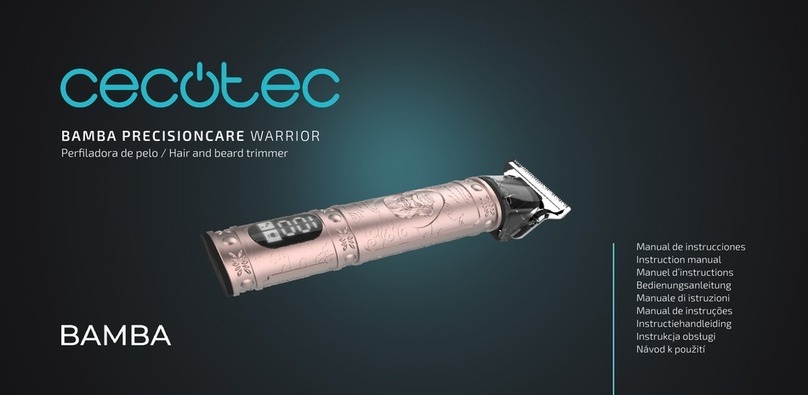 cecotec BAMBA PRECISIONCARE WARRIOR User manual cecotec BAMBA PRECISIONCARE WARRIOR User manual