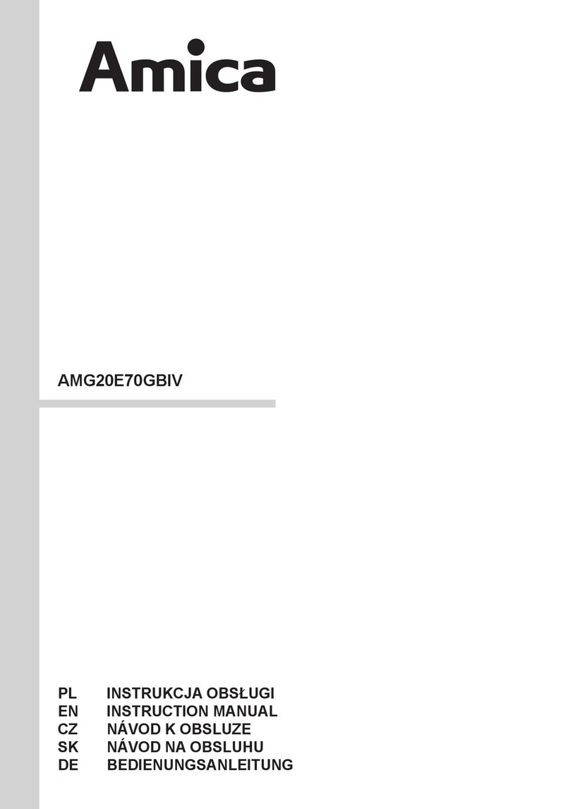 Amica AMG20E70GBIV User manual Amica AMG20E70GBIV User manual