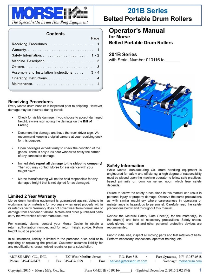 morse 201BVS-1 Operator's manual
