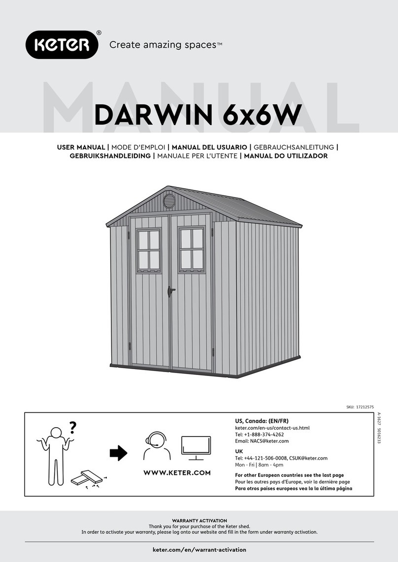 Keter DARWIN 6x6W User manual
