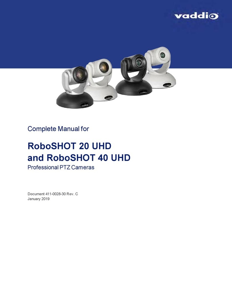 VADDIO RoboSHOT 20 UHD Complete manual