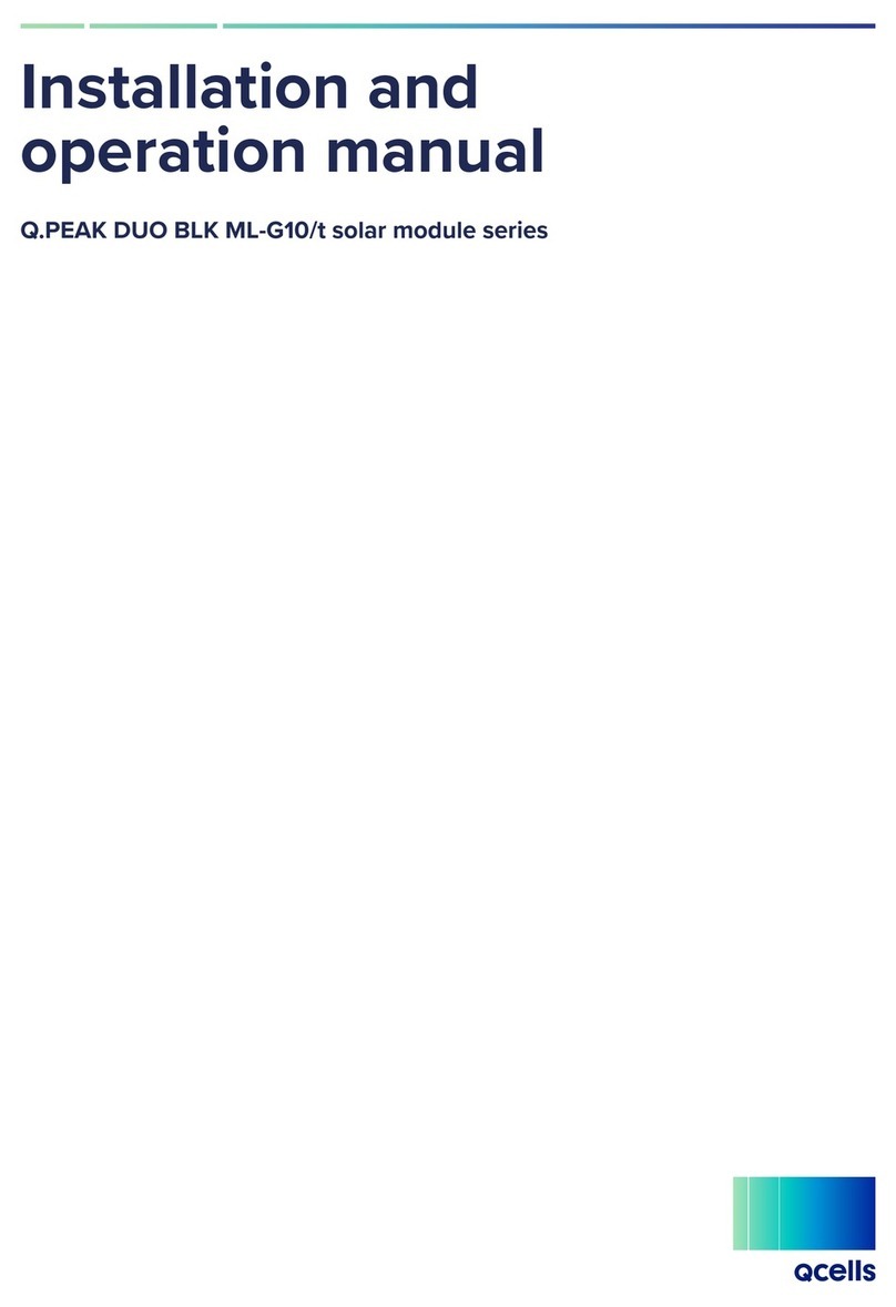 Qcells Q.PEAK DUO BLK ML-G10/t Series User manual