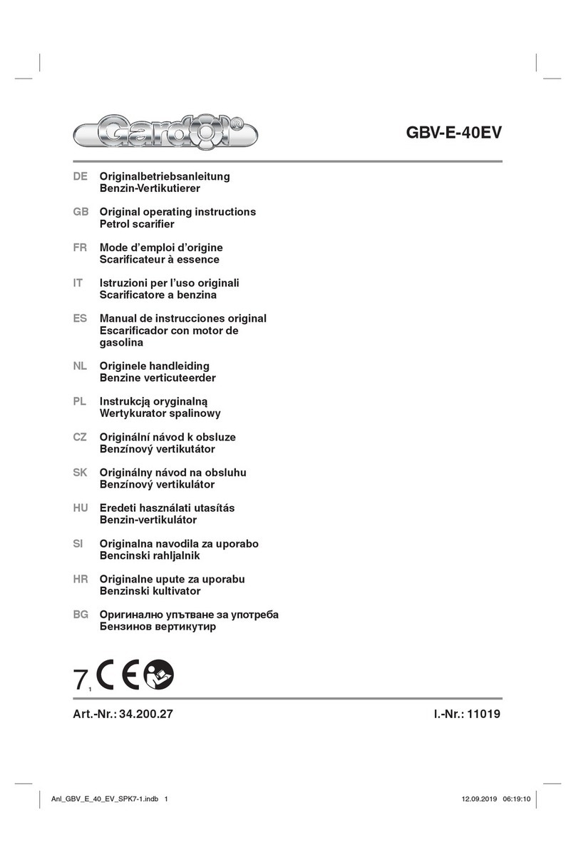 Gardol GBV-E-40EV Original operating instructions