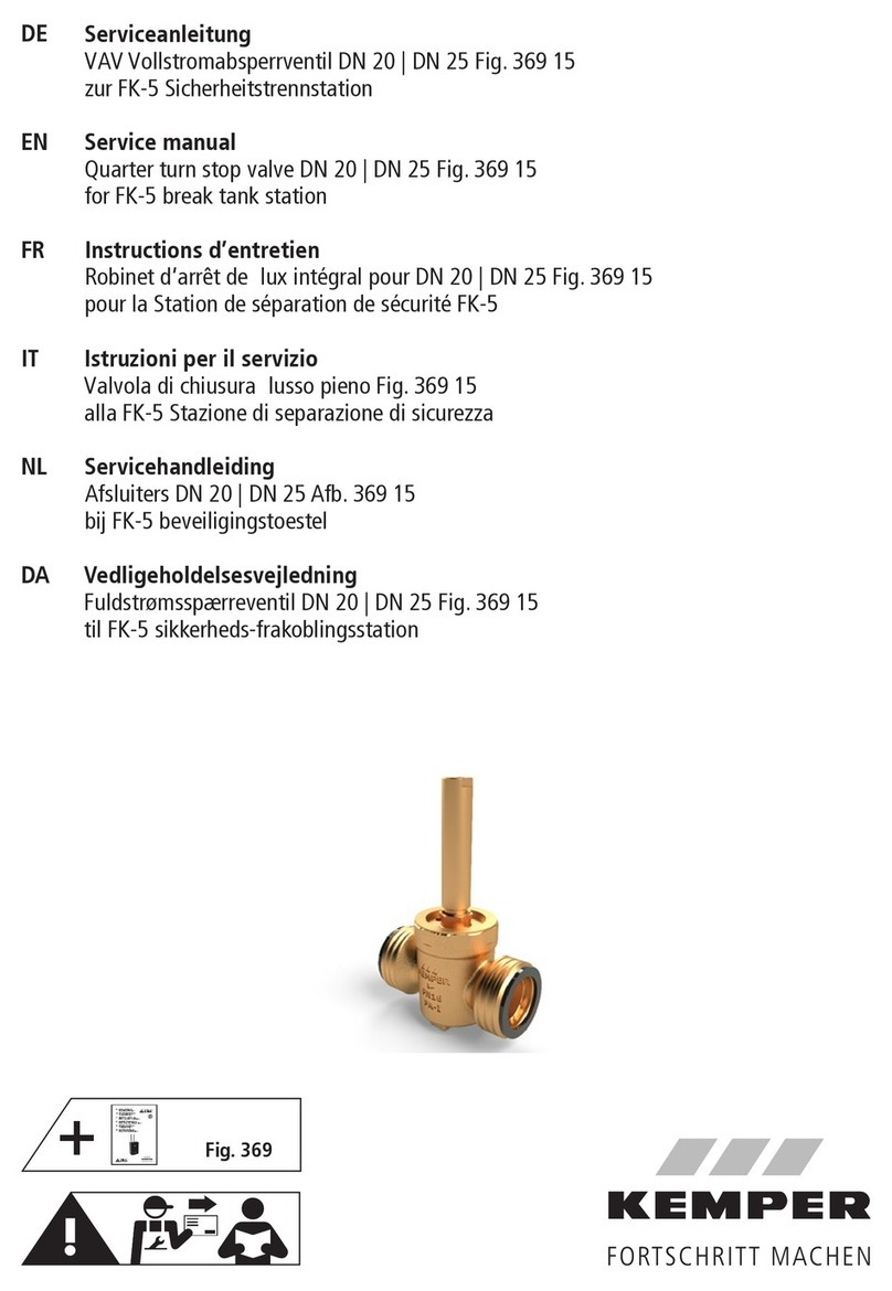 Kemper 369 15 User manual