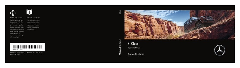 Mercedes-Benz G-Class 2023 Operator's manual