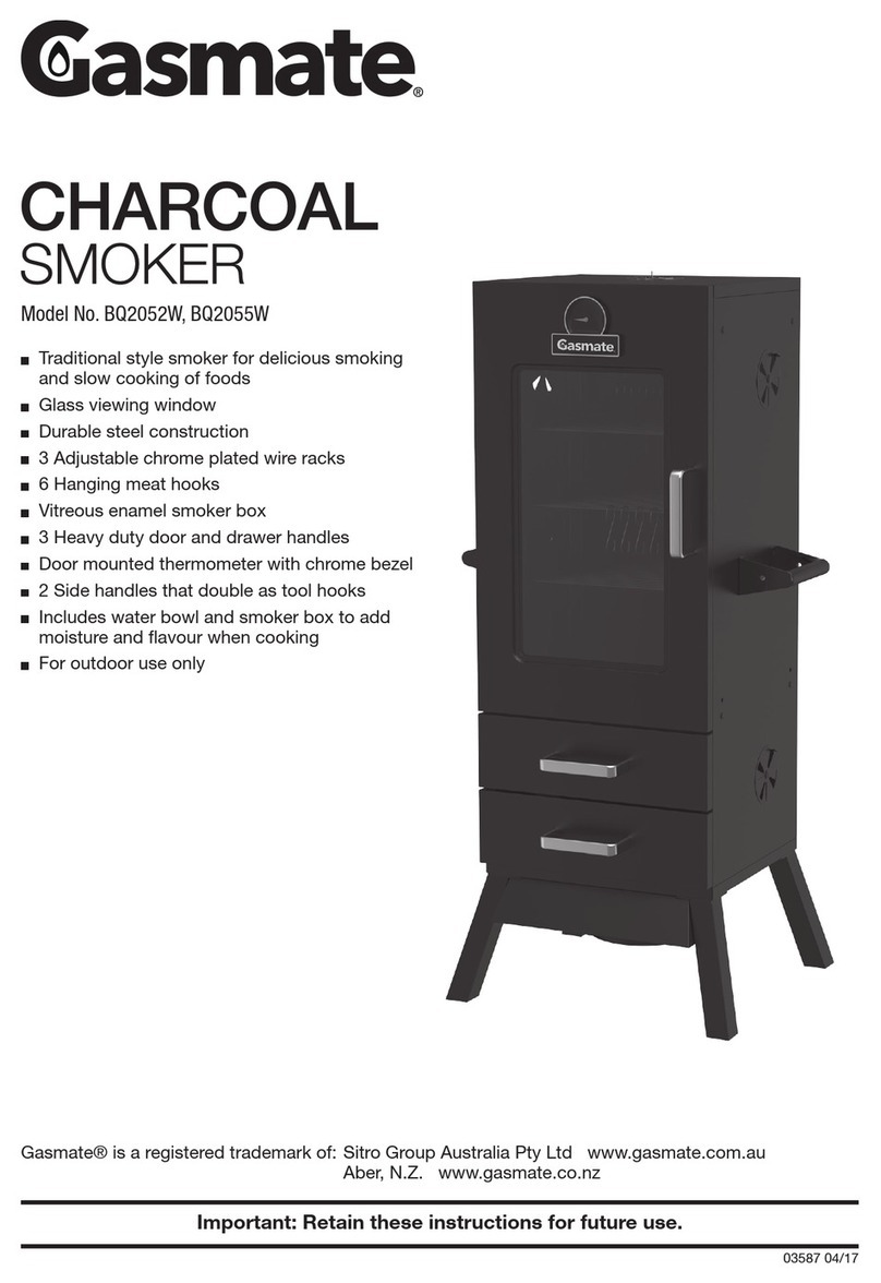 Gasmate BQ2052W quick start guide