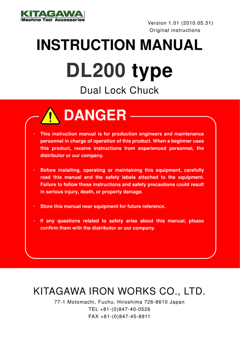 Kitagawa DL200 instruction manual