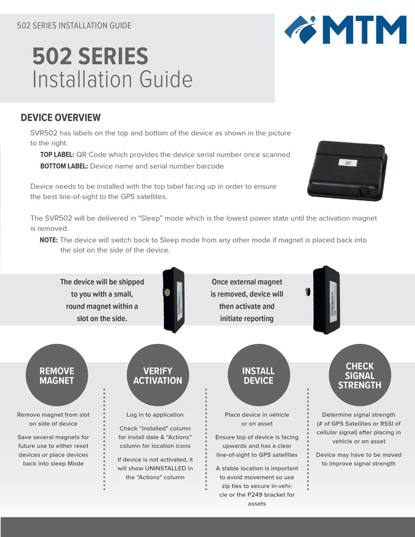 MTM SVR502 installation guide