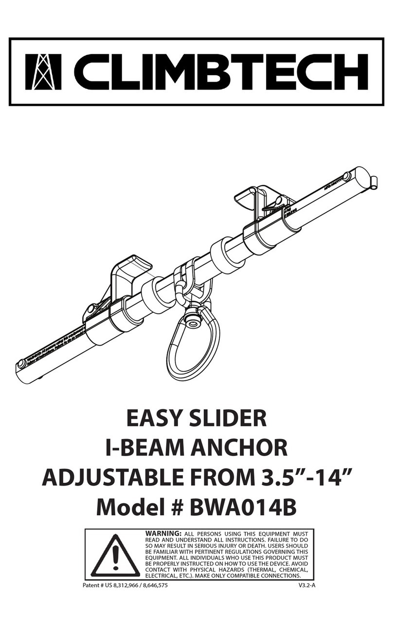 ClimbTech BWA014B User manual