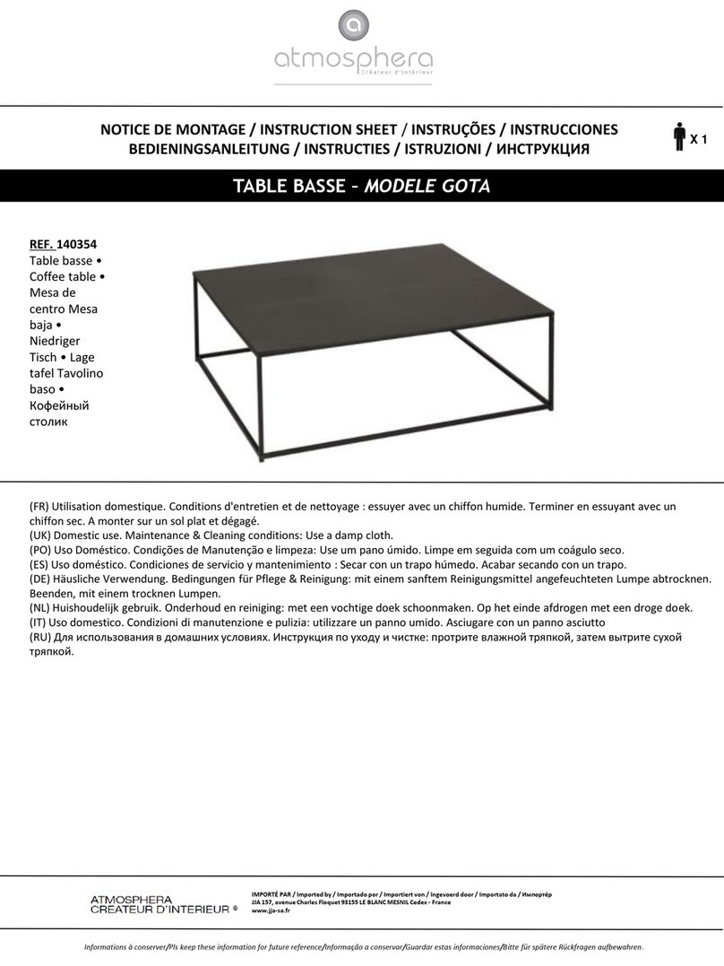 atmosphera 140354 instruction sheet