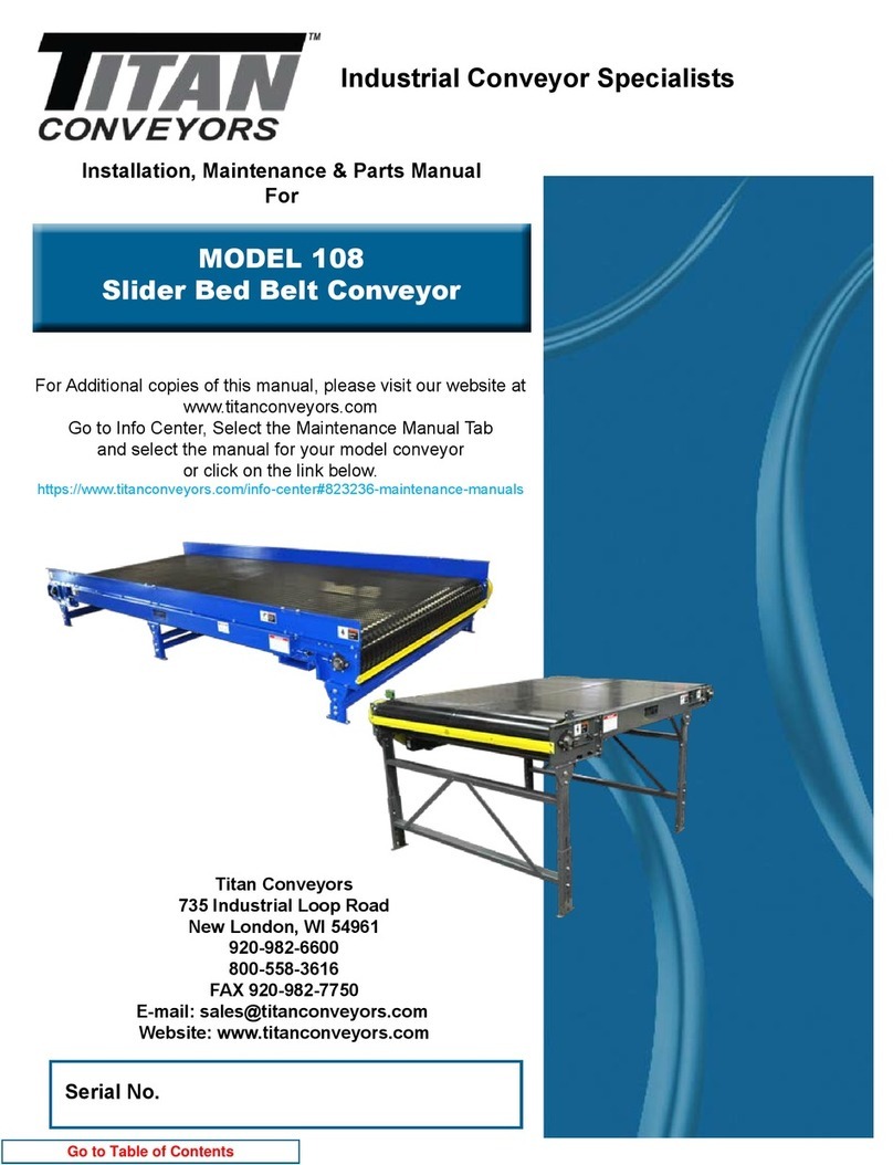 Titan 108 Installation, maintenance & parts manual