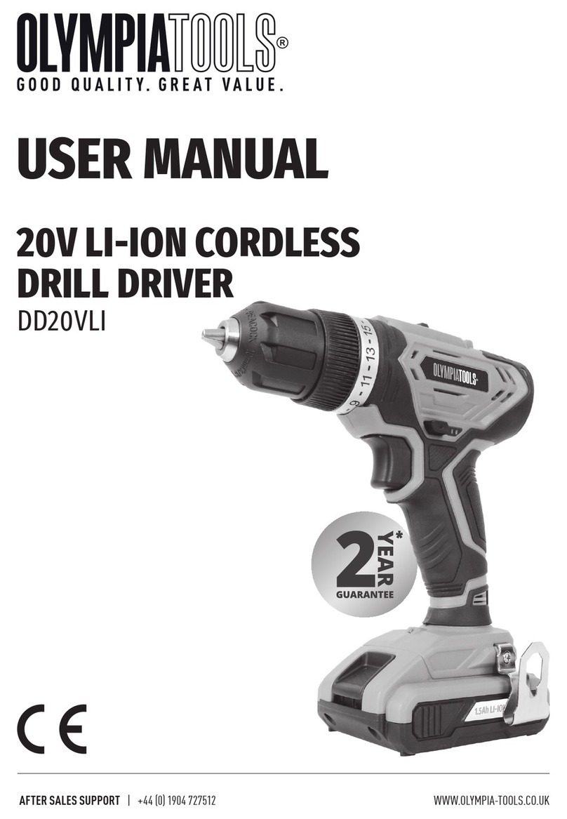 Olympia Tools DD20VLI user manual Olympia Tools DD20VLI user manual