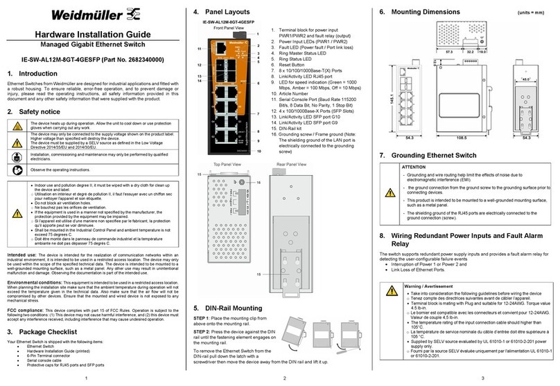 Weidmüller 2682340000 Manual Weidmüller 2682340000 Manual