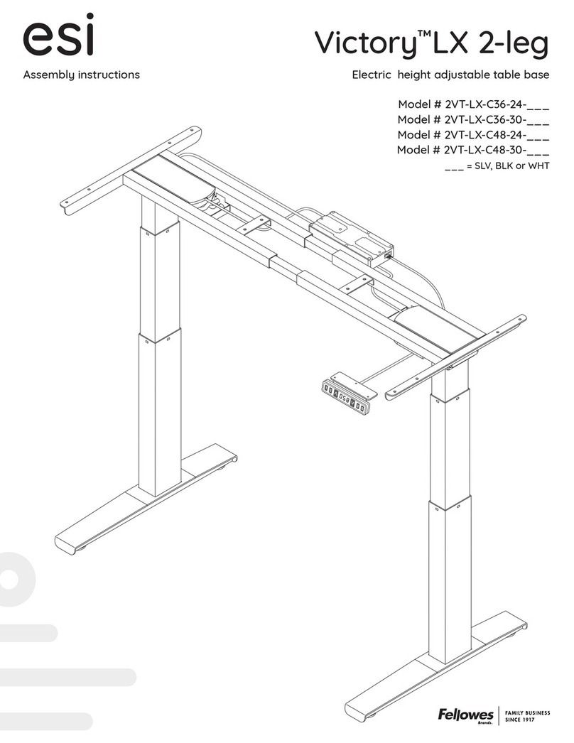 Fellowes esi Victory LX 2-leg User manual