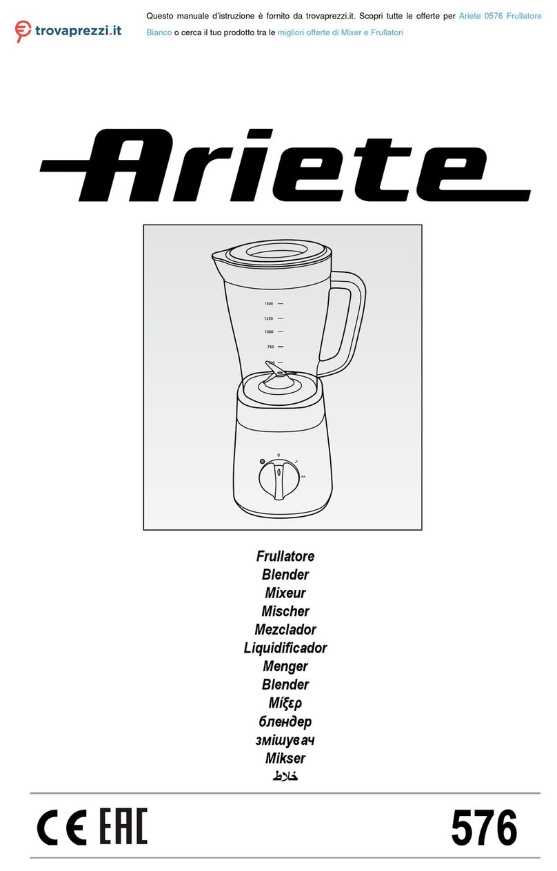 ARIETE 0576 User manual