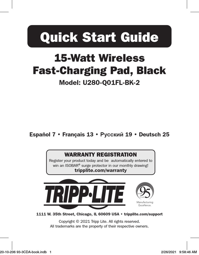 Tripp Lite U280-Q01FL-BK-2 User manual