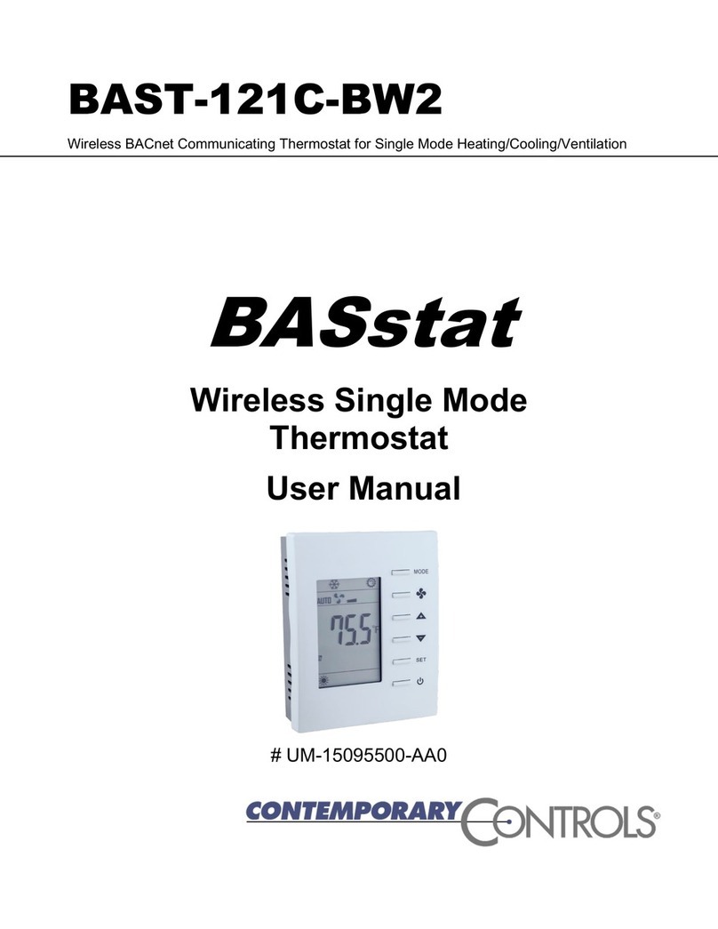 Contemporary Controls BASstat Series user manual