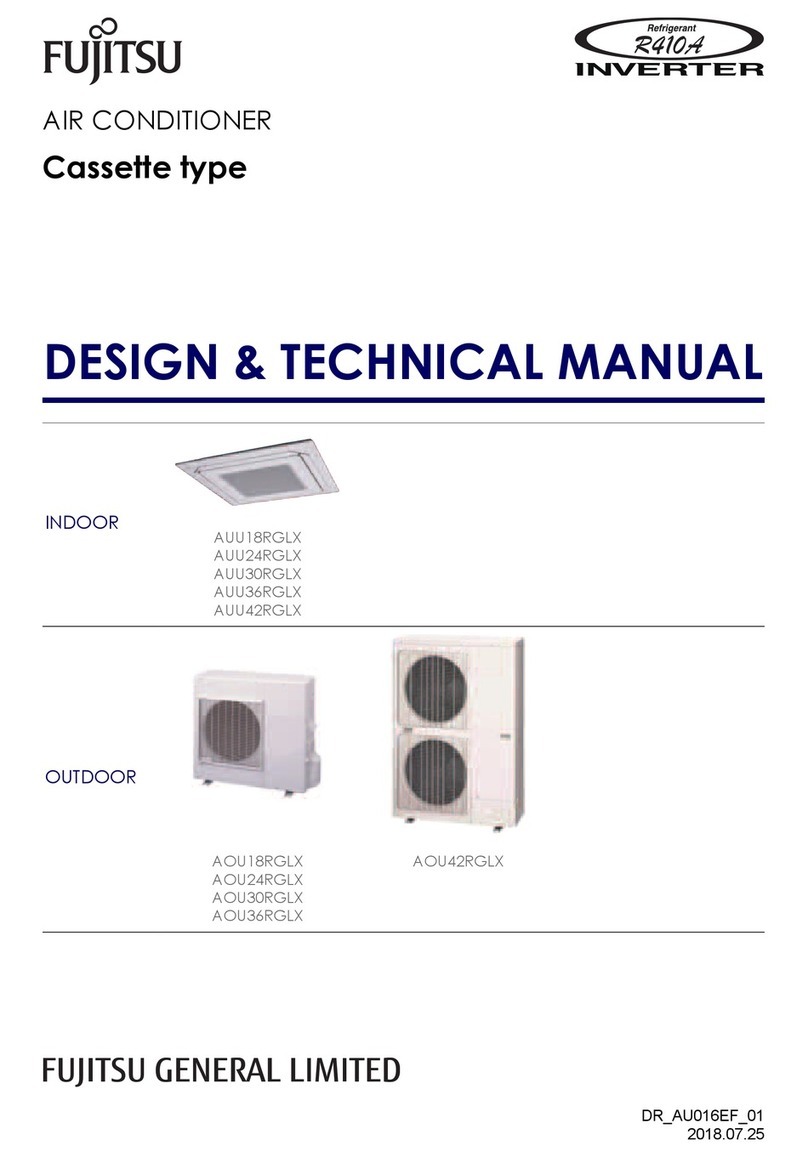 Fujitsu AOU42RGLX Service manual