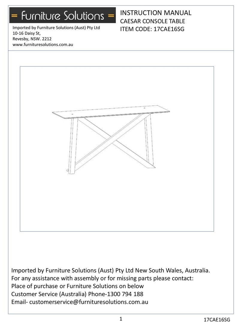 Furniture Solutions 17CAE16SG User manual