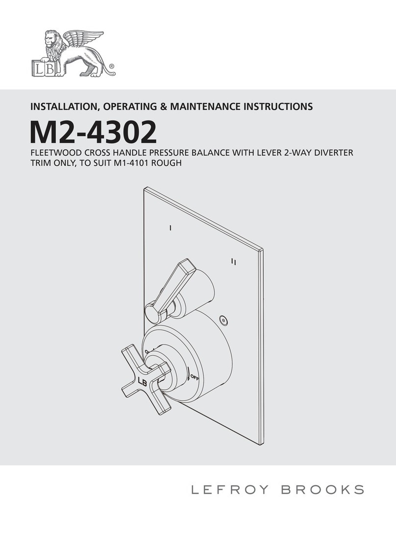 Lefroy Brooks M2-4302 Assembly instructions Lefroy Brooks M2-4302 Assembly instructions