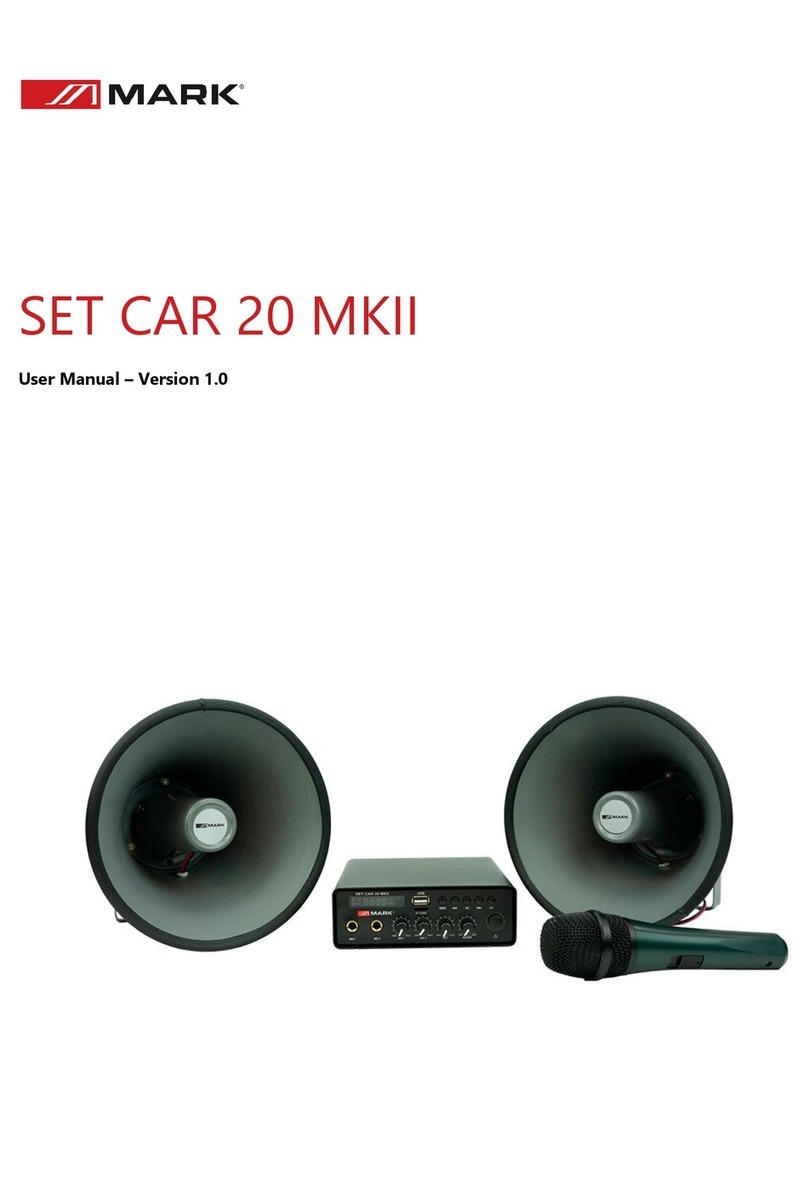 Mark SET CAR 20 MKII user manual