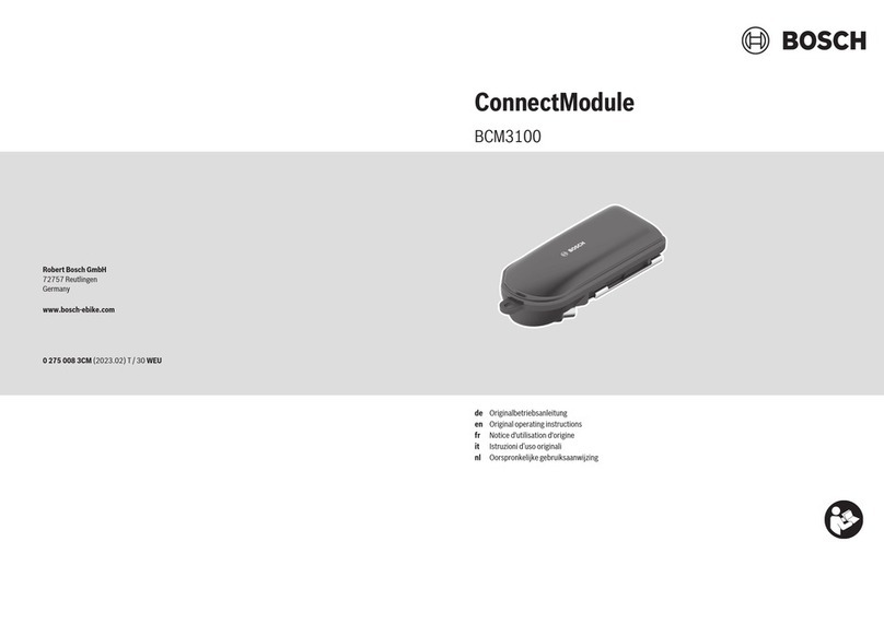 Bosch ConnectModule BCM3100 Original operating instructions