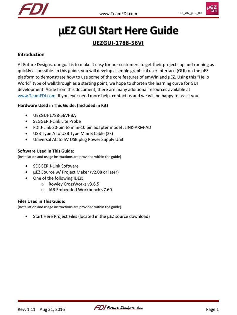 FDI UEZGUI-1788-56VI Instruction Manual