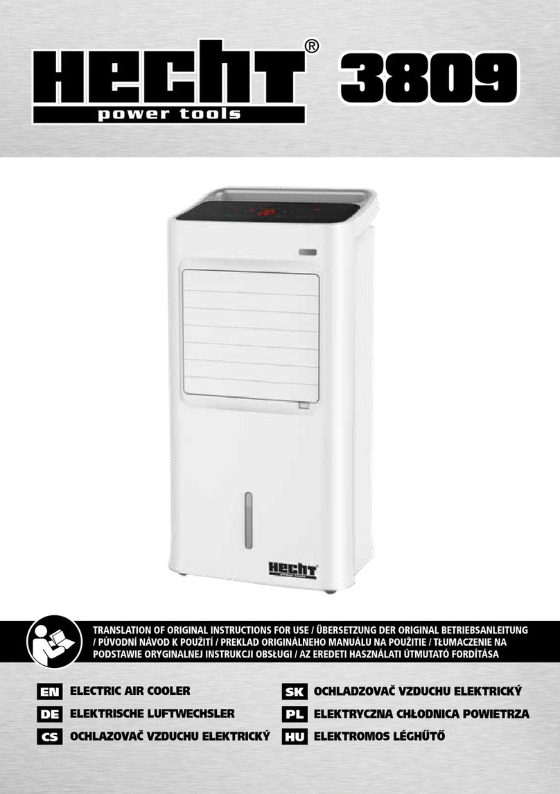 hecht 3809 Operating and installation instructions