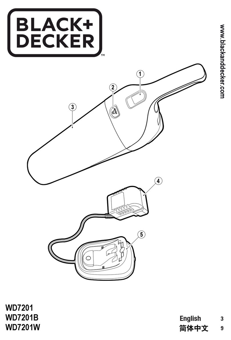 Black & Decker WD7201B quick start guide