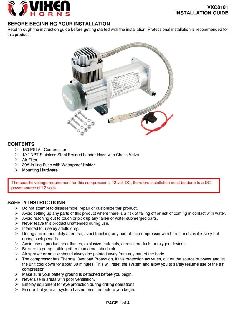 Vixen Horns VXC8101 installation guide