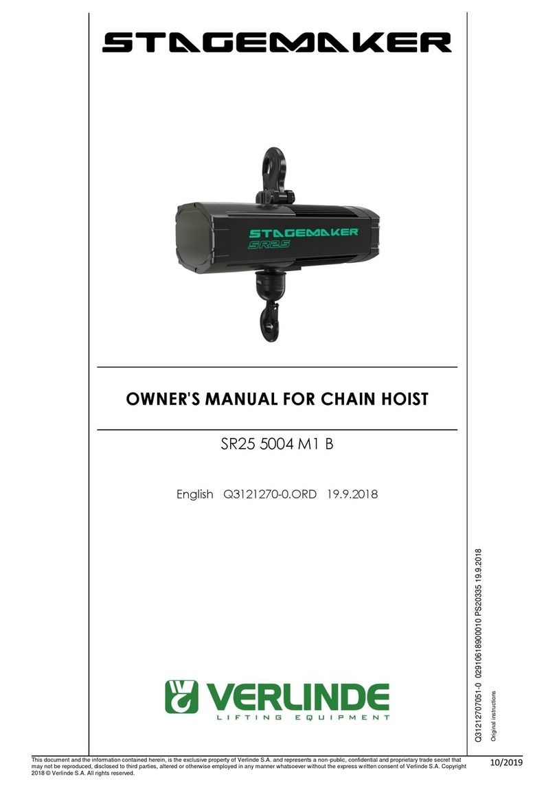 Stagemaker SR25 5004 M1 B owner's manual