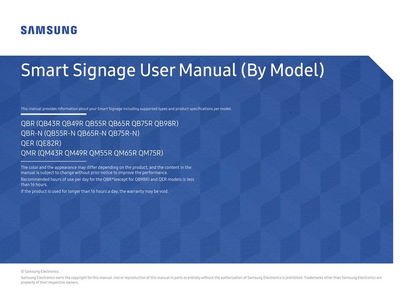 Samsung QBR-N Series User manual