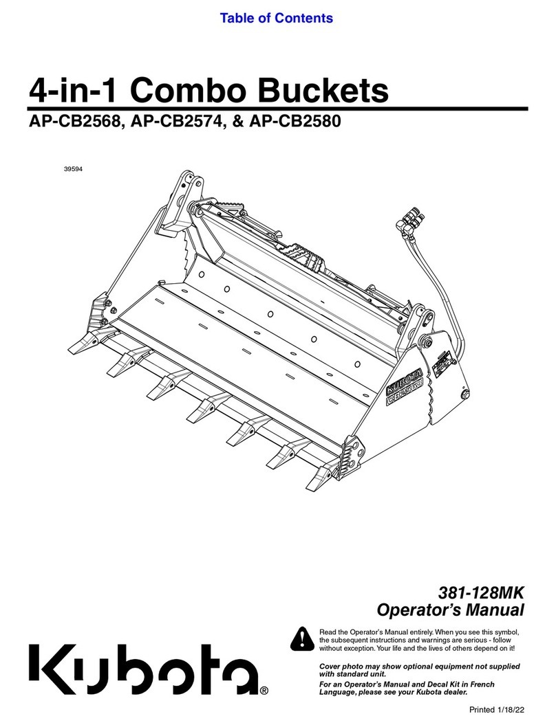 Kubota AP-CB2568 Operator's manual