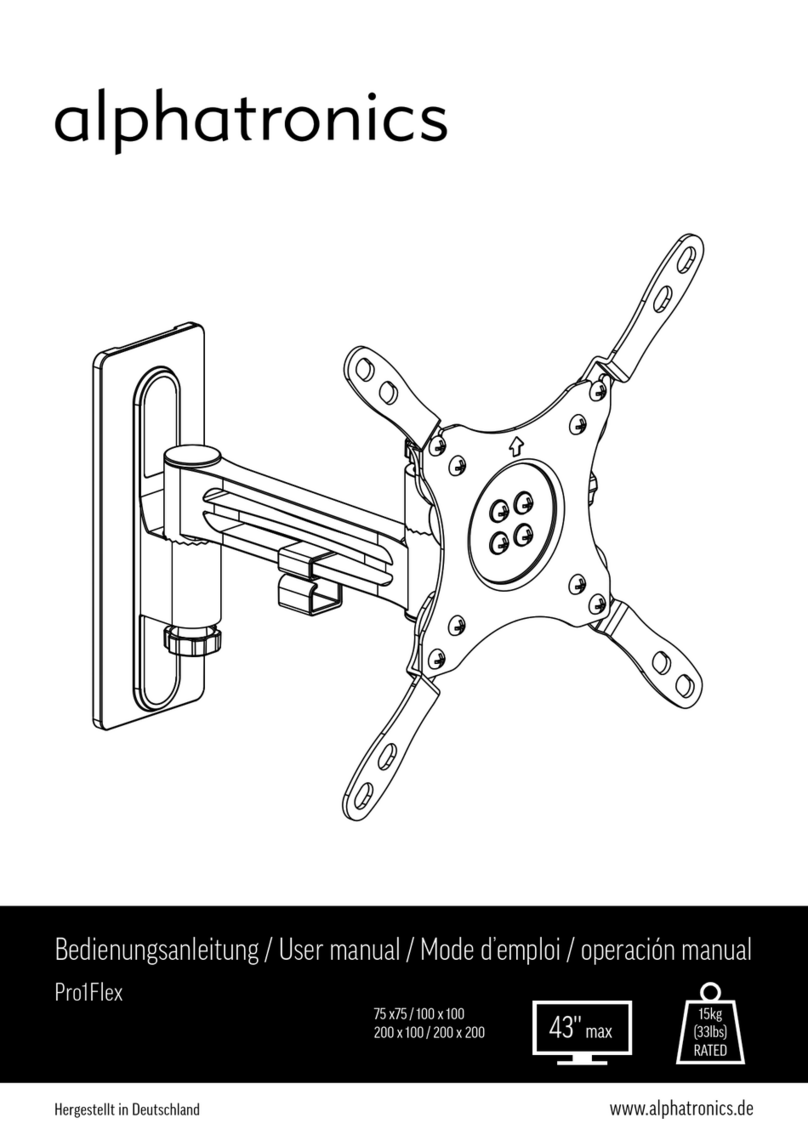 alphatronics Pro1Flex User manual
