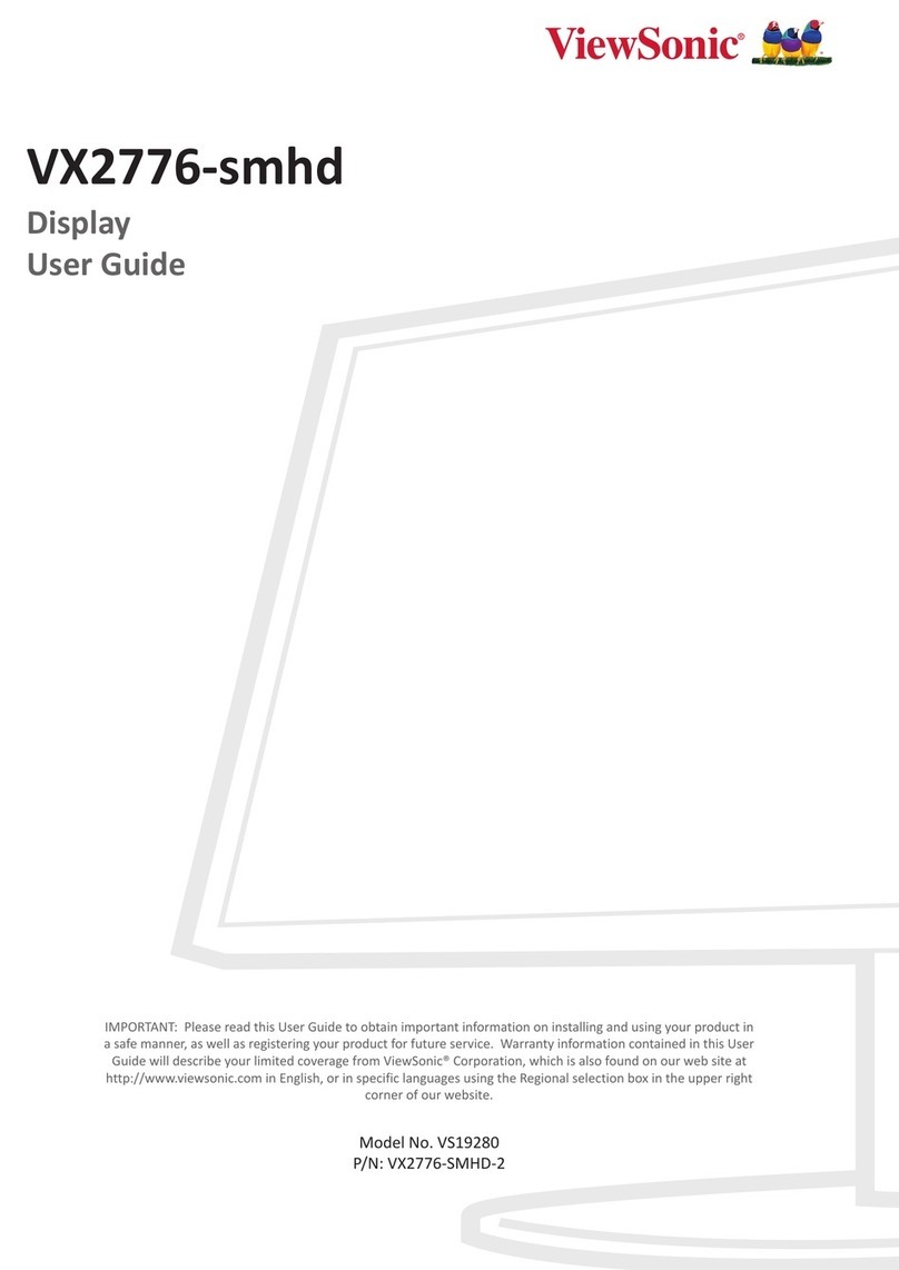ViewSonic VX2776-smhd User manual