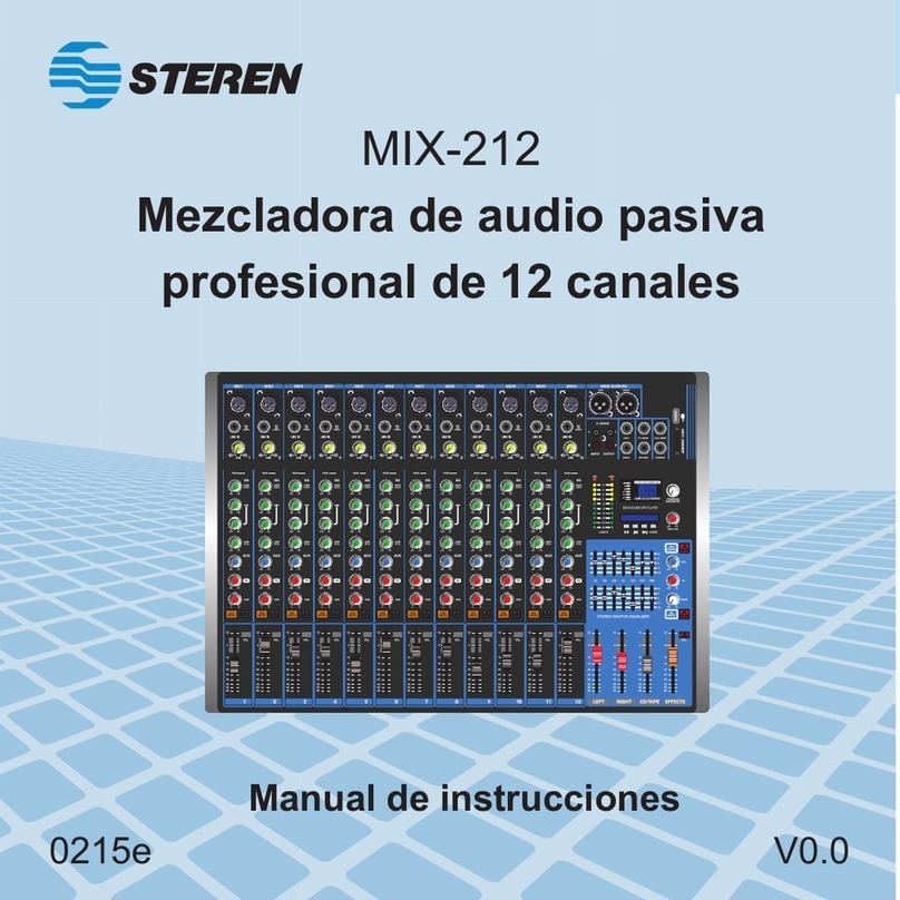 Steren MIX-212 instruction manual