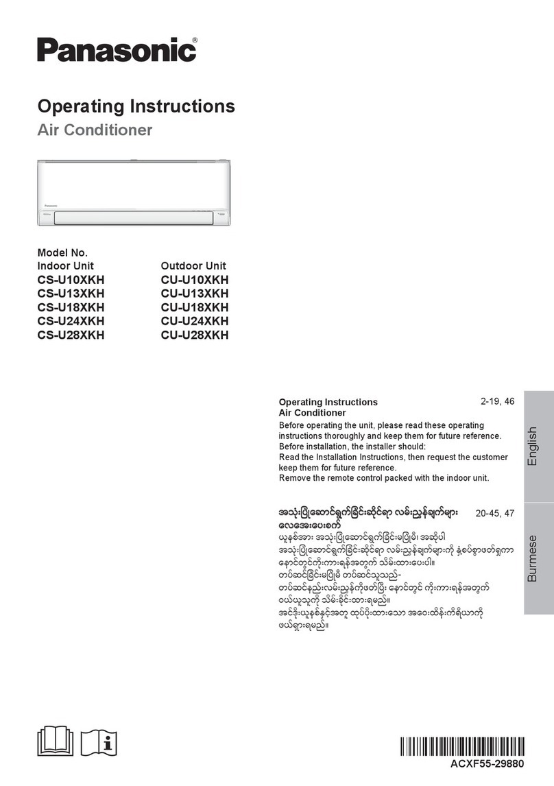 Panasonic CS-U10XKH User manual