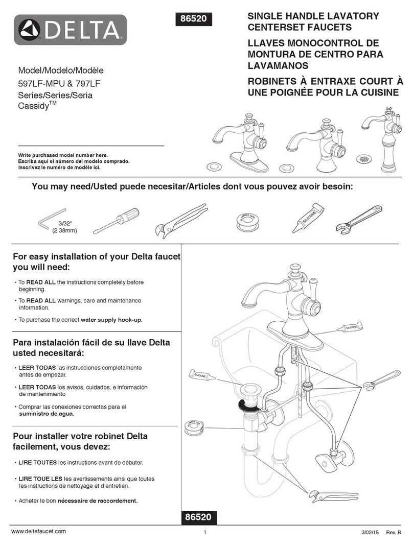 Delta 597LF MPU Series User manual