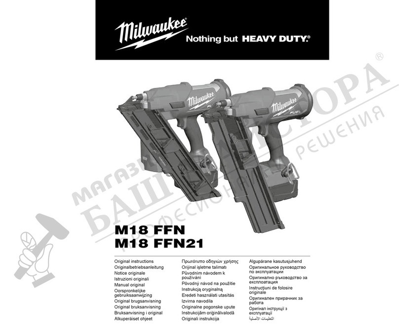 Milwaukee M18 FFN Original instructions
