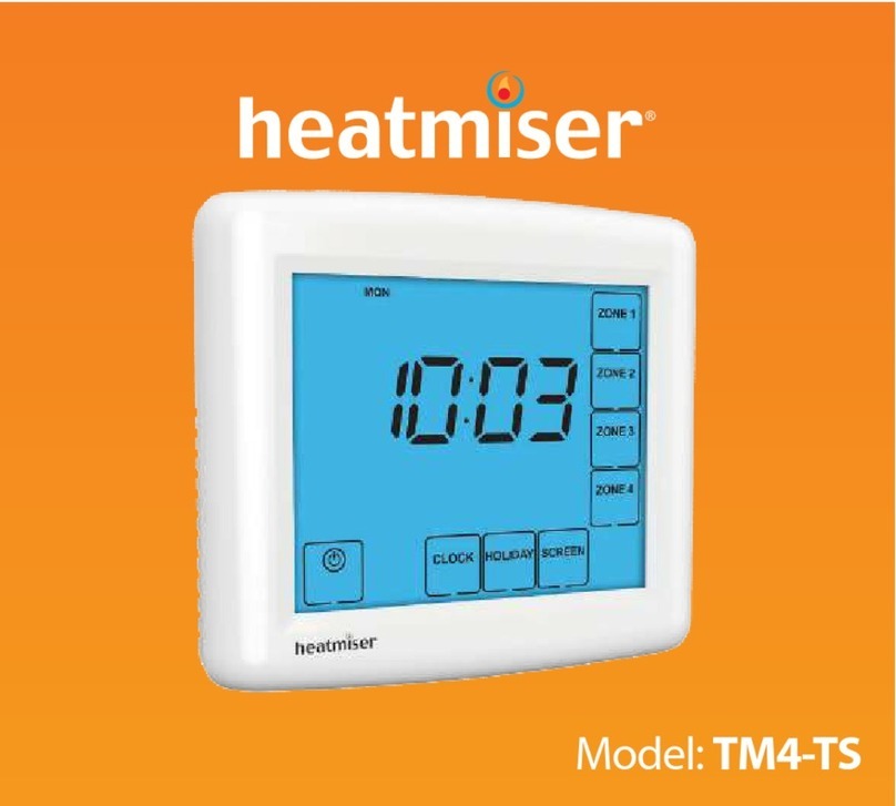 Heatmiser TM4-TS quick start guide