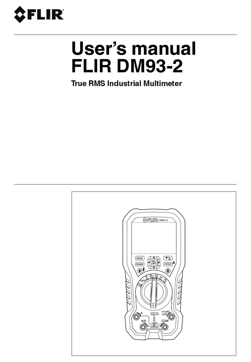 FLIR DM93-2 User manual