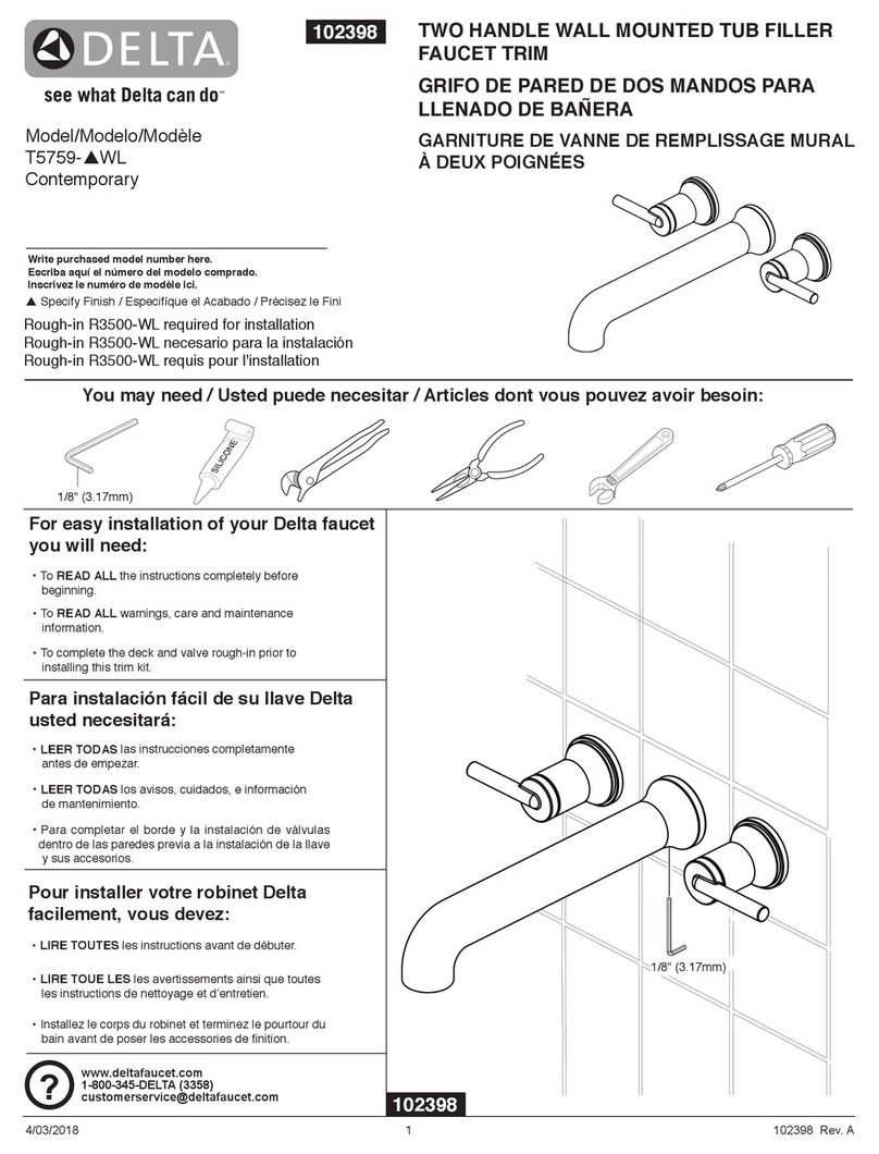 Delta T5759 WL Series User manual
