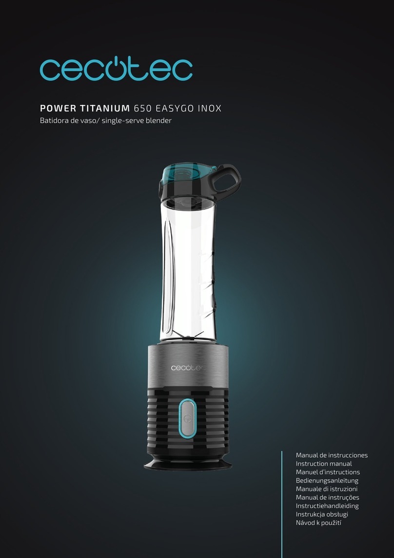 cecotec POWER TITANIUM 650 EASYGO INOX User manual cecotec POWER TITANIUM 650 EASYGO INOX User manual